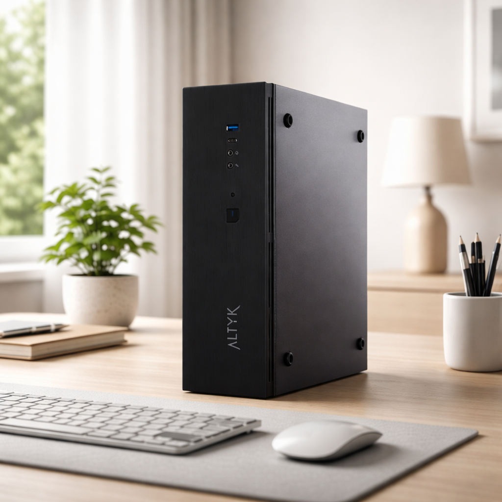 Petit PC Altyk en situation de travail professionnel et télétravail