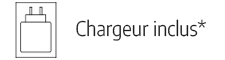 Chargeur inclus